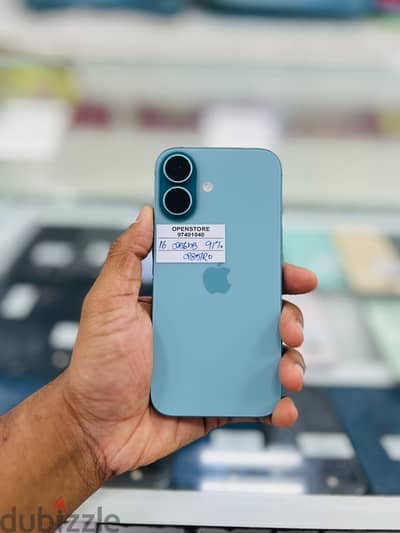 Apple - iPhone 16 -256 GB - 91% BH - Good ايفون