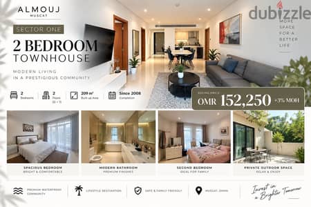 Spacious 2BR Townhouse for Sale in Al Mouj | 209 SQM