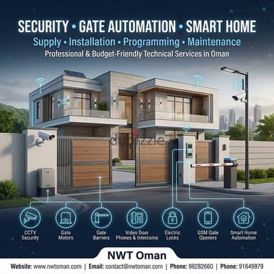 CCTV, Gate Motors & Smart Home Services | Installation & Maintenance