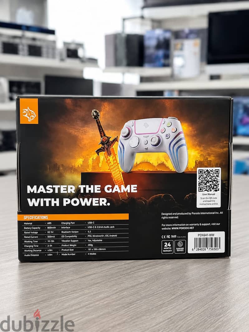 Brand New Porodo ShadowX Controller in Oman | 3D motion 1