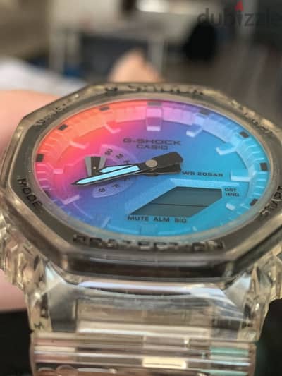 G-SHOCK GA-2100SRS-7A Rainbow / Transparent – Good condition