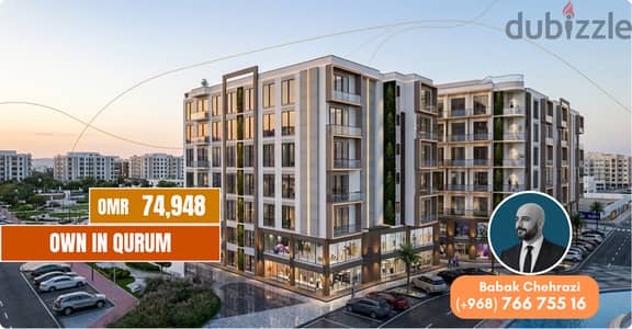 100% ownership in Heart of Muscat | Qurum | 2 Bedroom Apartment