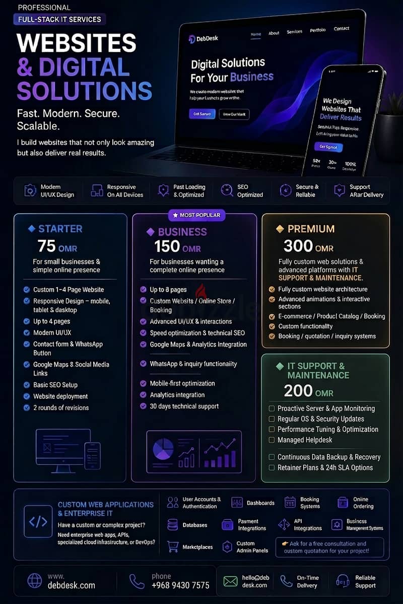 IT SUPPORT & MAINTENANCE 1