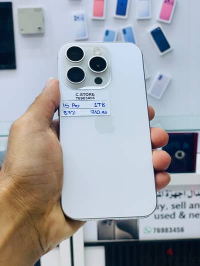 Apple - iPhone 15 Pro - 1 TB - Good condition phone ايفون