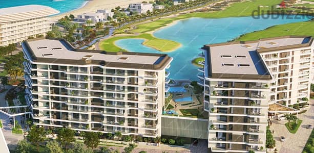 شقة فاخرة للبيع في الجولف لينكس-الموج 1BR Apartment for Sale in GOlf links