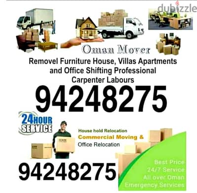 llBest Muscat Mover and Packer House shifting office villa store shift