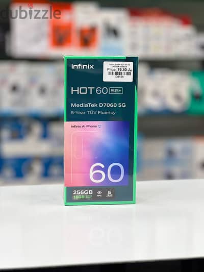 Brand New Infinix Hot 60 5G+ in Oman | 8GB/256GB | Call: 94777095