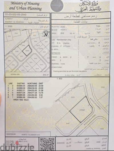 ارش سكنية كورنر العامرات النهضة الامتداد الاول
