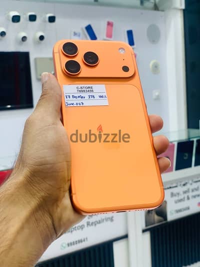 Apple - iPhone 17 Pro Max- 1TB - Nice phone- warranty 06/27 ايفون