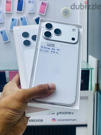 Apple - iPhone 17 Pro Max-256GB- Box piece- Good phone ايفون