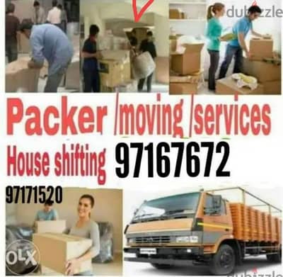 All Oman Movers and Packer house shifting office Villa store transport