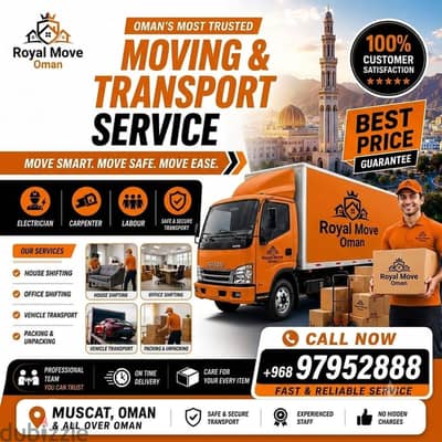 Best Muscat Mover and Packer House shifting office villa store shift