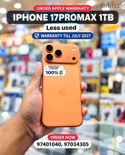 Apple - iPhone 17 Pro Max 1Tb 100% warranty until June 2028 clean