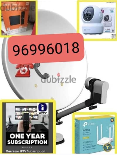 Satellite dish fixing Airtel ArabSet Nileset DishTv install