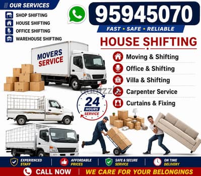 Movers and Packer house shifting office Villa store transport service