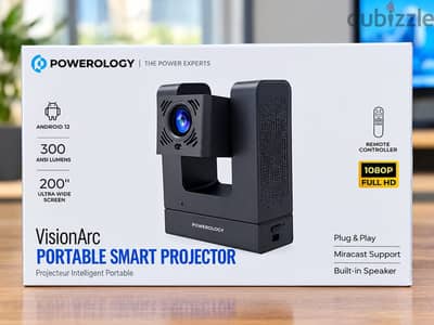 Brand New Powerology smart projector in Oman | 1080P Full HD