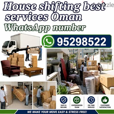 Oman Movers house shifting office Villa store transport service all