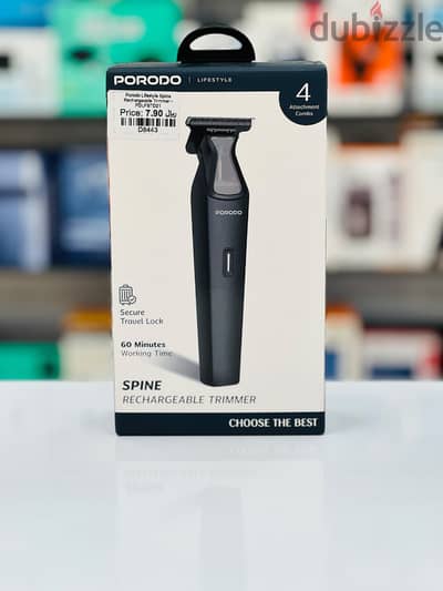 Brand New Porodo Rechargeable Trimmer in Oman | Precise Grooming | Call: 94333521