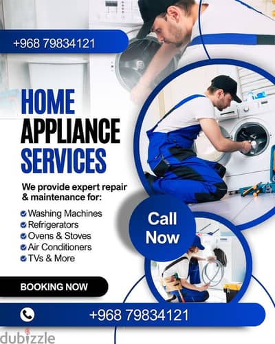 Refrigerator washing machine ac service dishwasher oven stove all kind