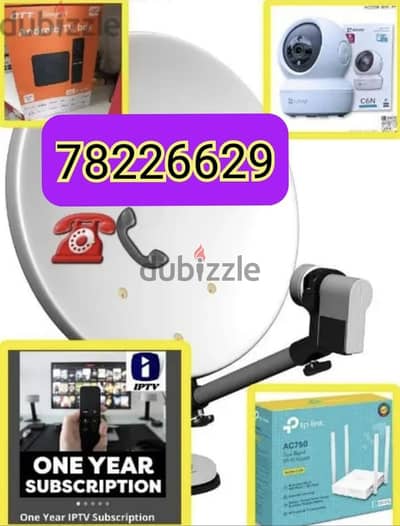 Dish antenna fixing AirTe nilsat install