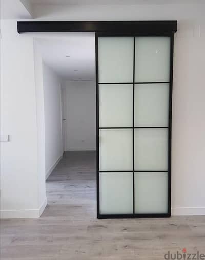 Frameless Sliding door