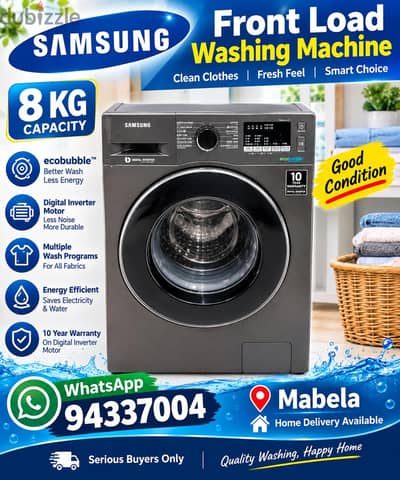 Automatic washing machine Available