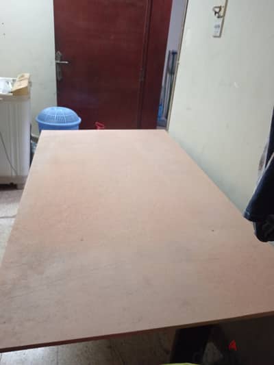 Wooden board Iron Table for Shop