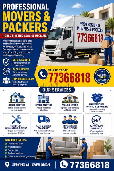 All Over Oman Professional house shifting