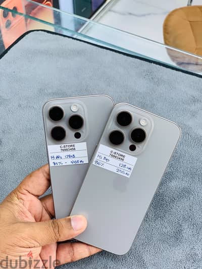 Apple - iPhone 15 Pro-128 GB - Nice device available ايفون