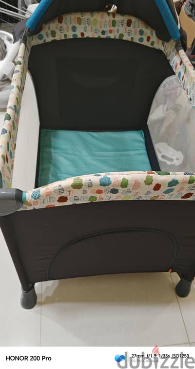 crib, bathtub, and pillow