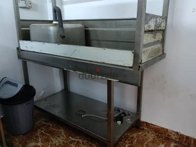 Steel Sink Table and Steel Table