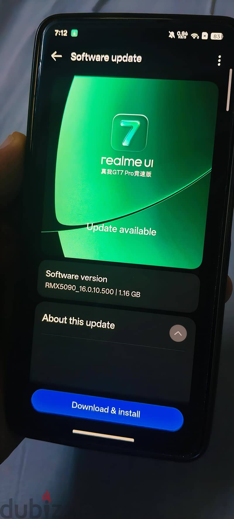 REALME GT 7 PRO 5G 8 Elite 6500 battery 120W charge 8