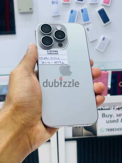 Apple - iPhone 15 Pro-512 GB - Good condition ايفون