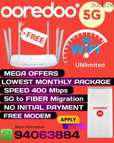 ooredoo internet connection