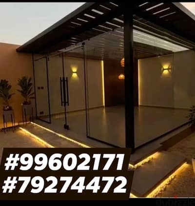 door,window, cae perking , pergola