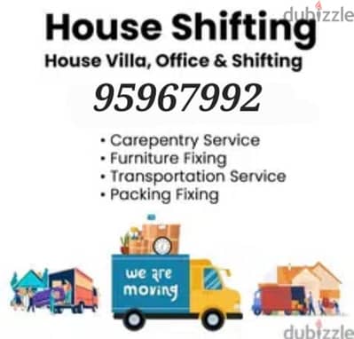 House shiffting office villa flat Shiffting furniture fixing transport