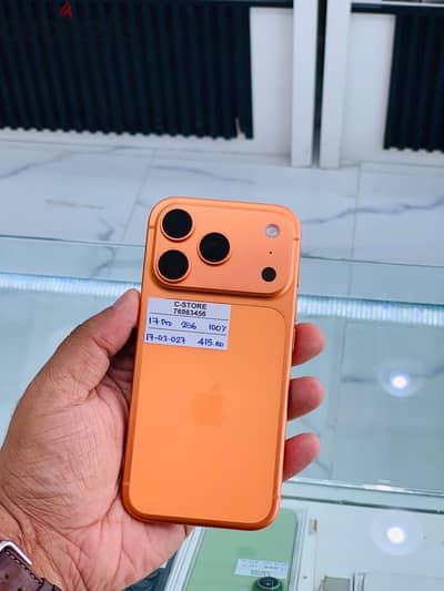 Apple - iPhone 17 Pro-256 GB - Nice device-100% BH ايفون