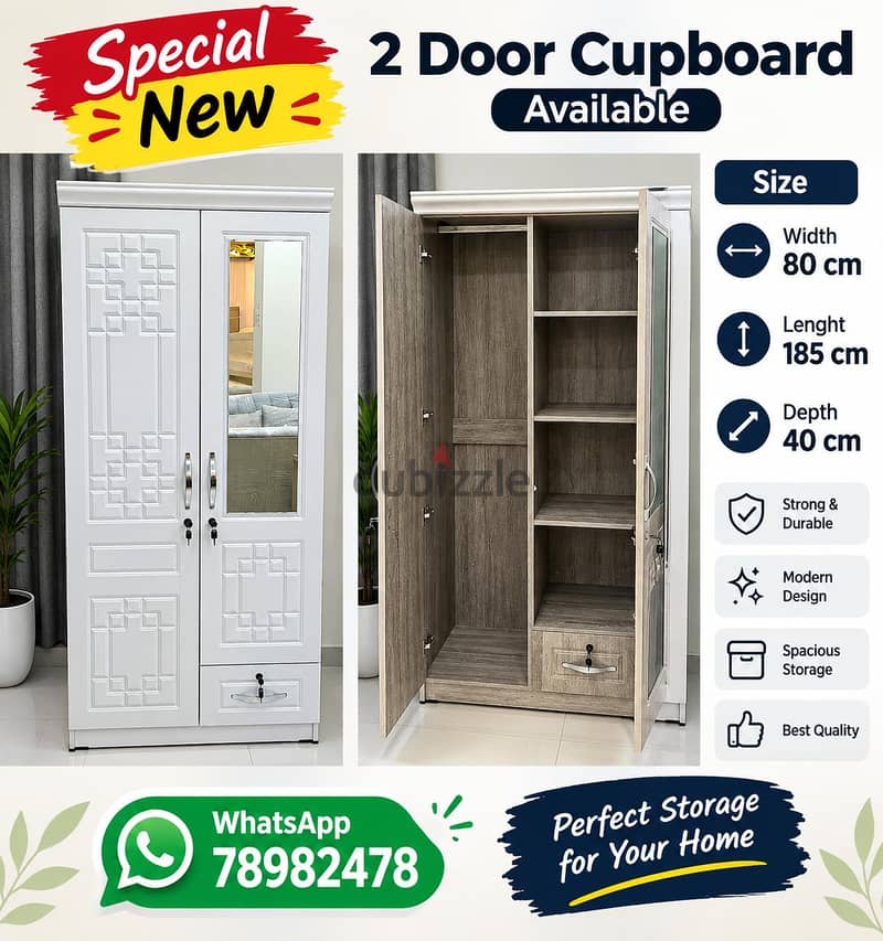 Brand New Cupboard – Durable & Stylish! 1