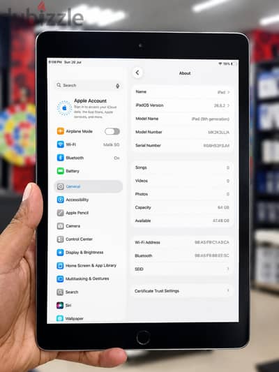 Used iPad 7th Generation in Oman | 32GB Storage