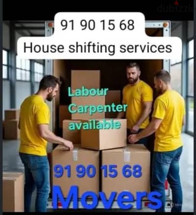 All Muscut Movers house shifting Labour carpenter truck available