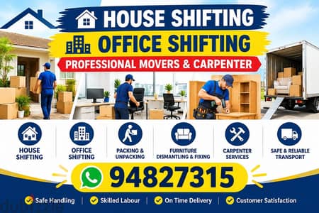 Best Muscat Mover and Packer House shifting office villa store shift