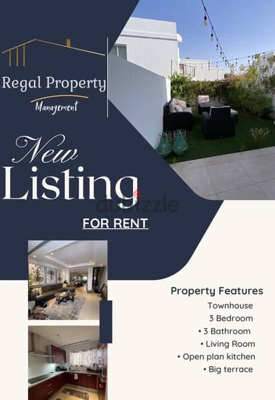 Stunning 3 Bedroom Townhouse in Al Mouj Muscat For rent