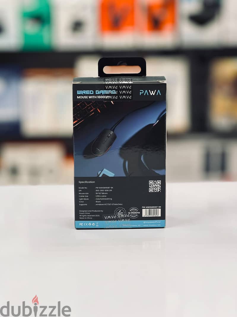 Brand New Pawa Wired Gaming Mouse in Oman | Responsive Controls | Call: 94333521 2