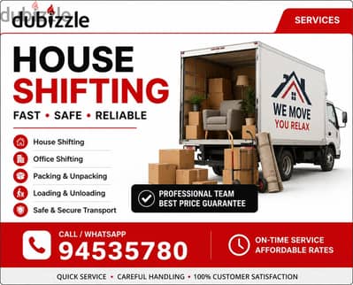 Best Muscat Mover and Packer House shifting office villa store shift