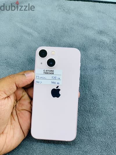 Apple - iPhone 13 mini -128 GB - Best working phone ايفون