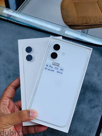 Apple - iPhone 16 Plus-512 GB - Box piece- Good & nice ايفون