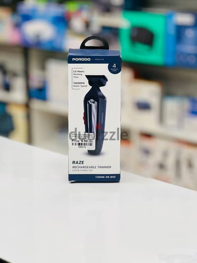 Brand New Porodo Lifestyle Raze Rechargeable Trimmer in Oman | Precise Grooming