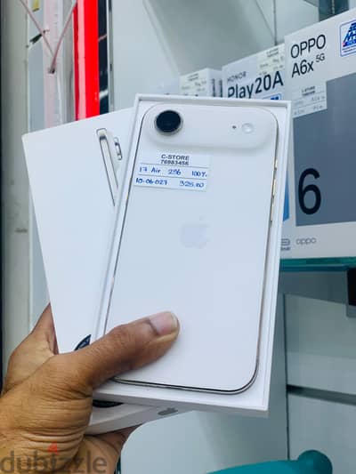 Apple - iPhone 17 Air -256 GB - Good - warranty 6/27 ايفون
