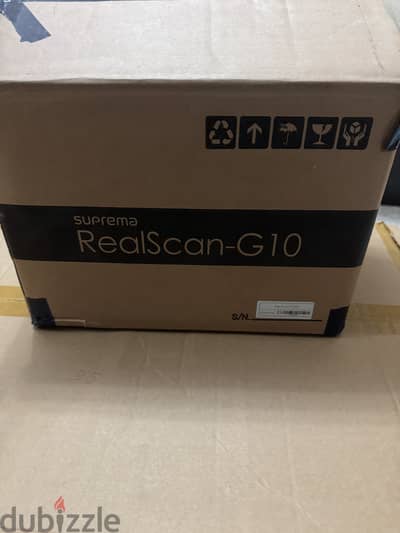 Suprema RealScan-G10, a professional compact ten-print live scanner.