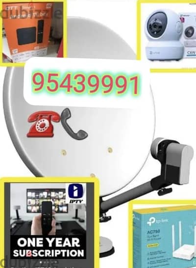 Nilsat arabsat dish Airtel tata sky all satellite technician